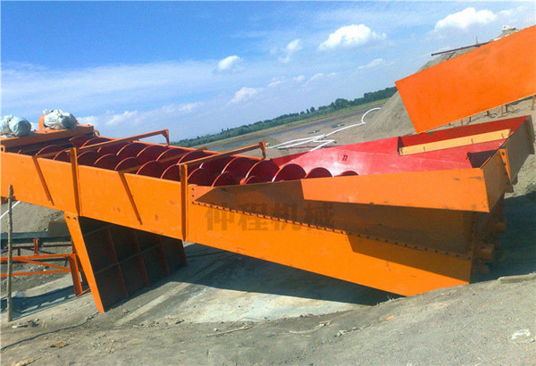 螺旋洗砂機(jī),雙螺旋式洗沙機(jī),螺旋雙軸洗砂機(jī),絞龍洗石機(jī)