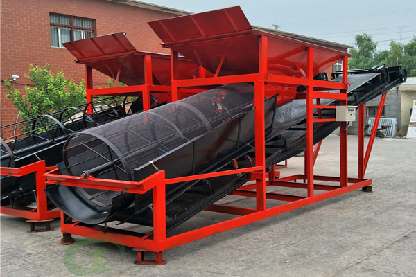 滾筒篩沙機,50移動篩沙設備,大型振動篩沙機