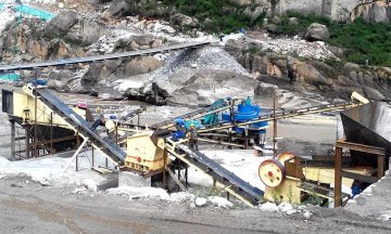 福建南平鵝卵石制砂生產線現場案例