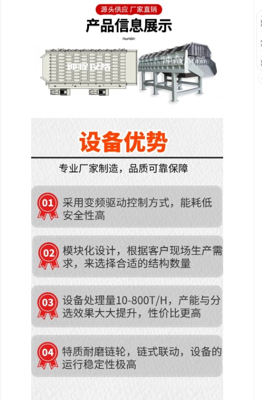 滾軸篩分離機